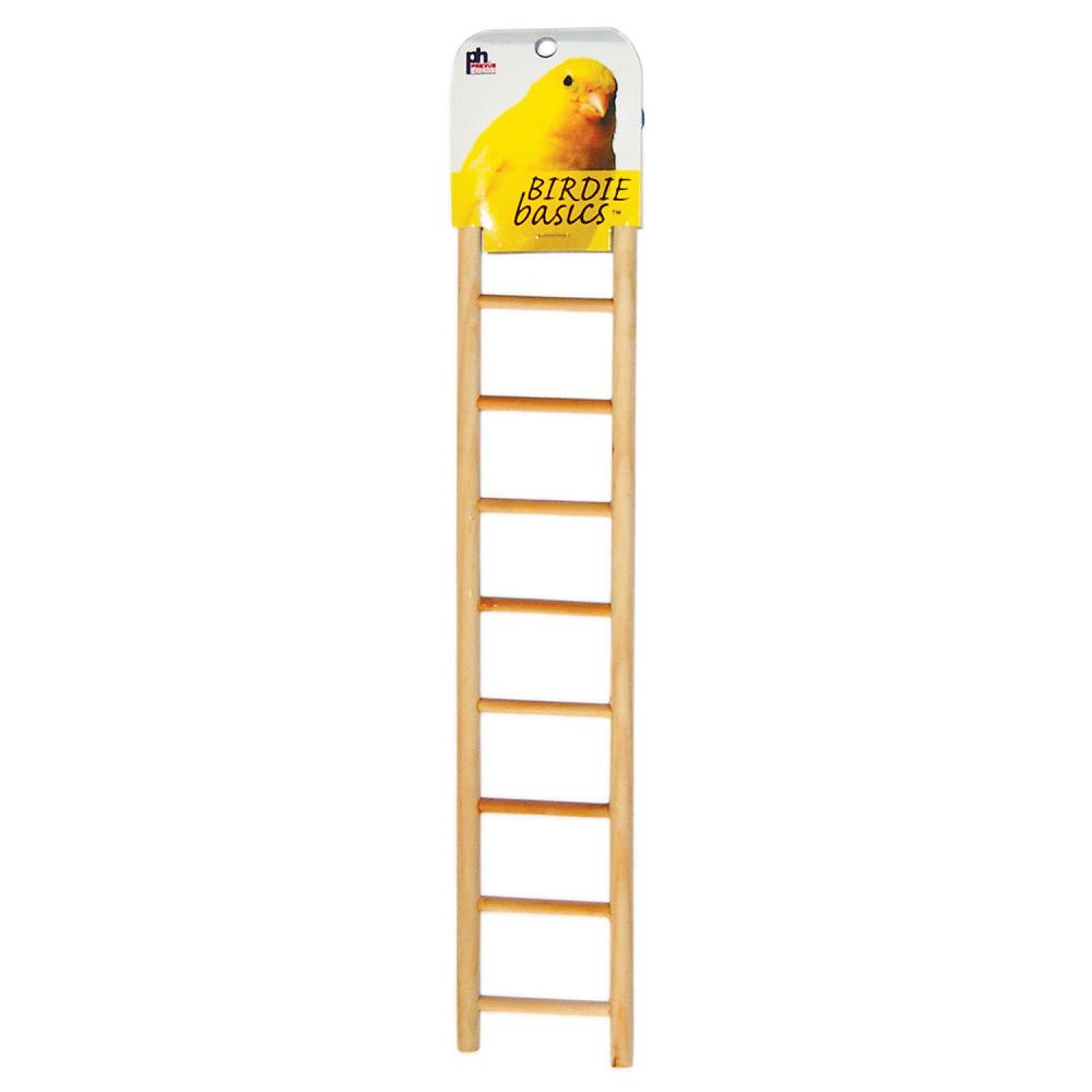 Prevue Pet Products Birdie Basics 9-Step Wood Ladder for Bird, 14-1/2-Inch