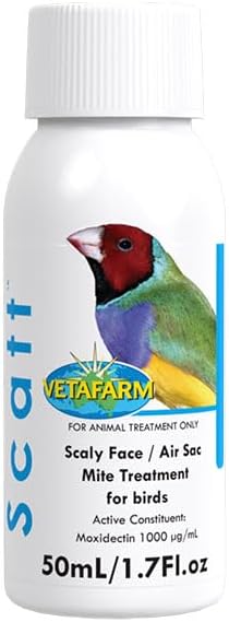 Vetafarm Scatt Treatment for Scaly Face Mites & Air Sac Mites 50ml