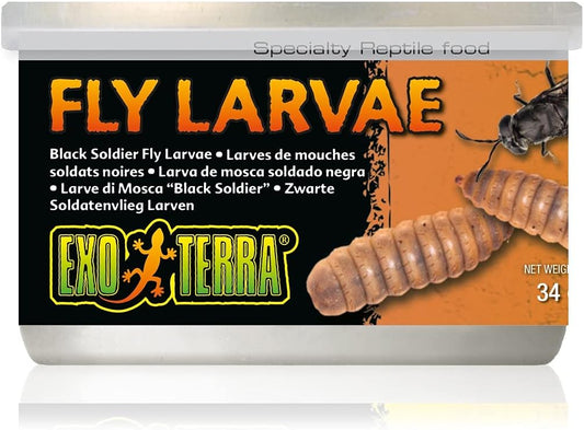 Exo Terra Canned Black Solider Fly Larvae 34g (1.2oz)