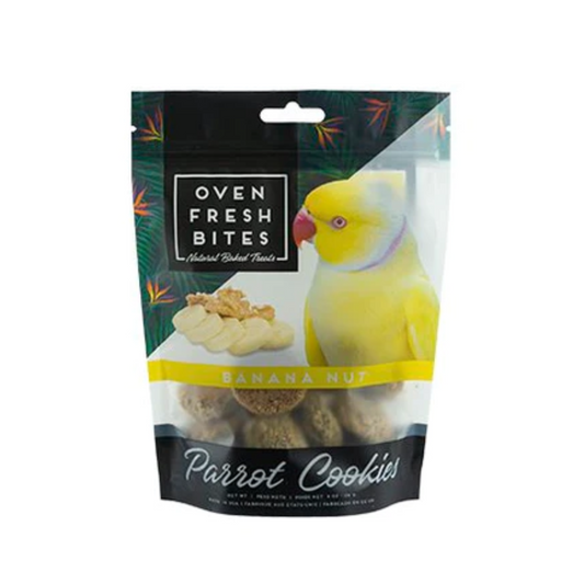 Oven Fresh Bites Parrot Cookies Banana Nut 4oz