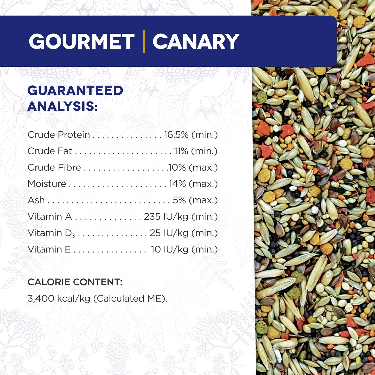 Hagen Gourmet Prem. Seed, Canaries 2.2lb