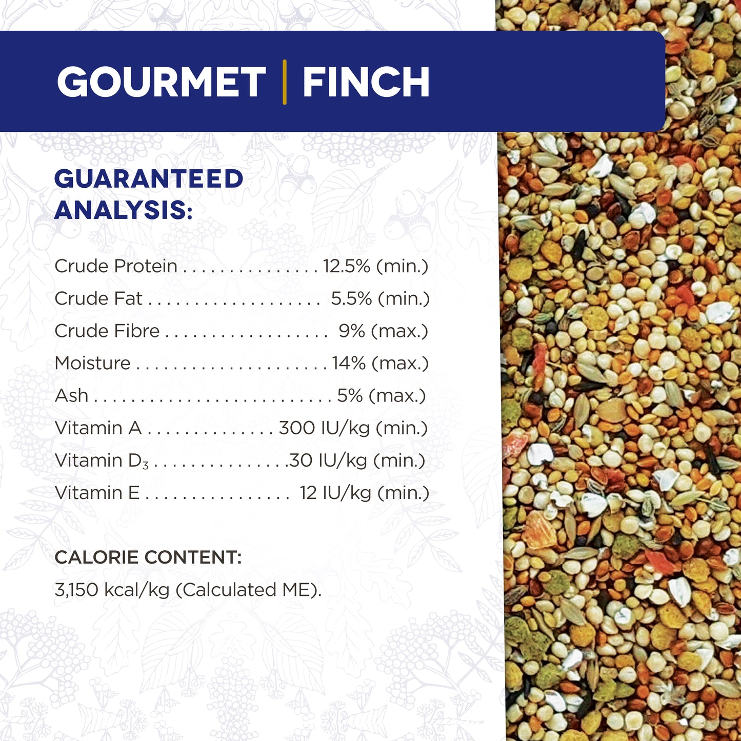 Hagen Gourmet Prem. Seed, Finches 2.2lb