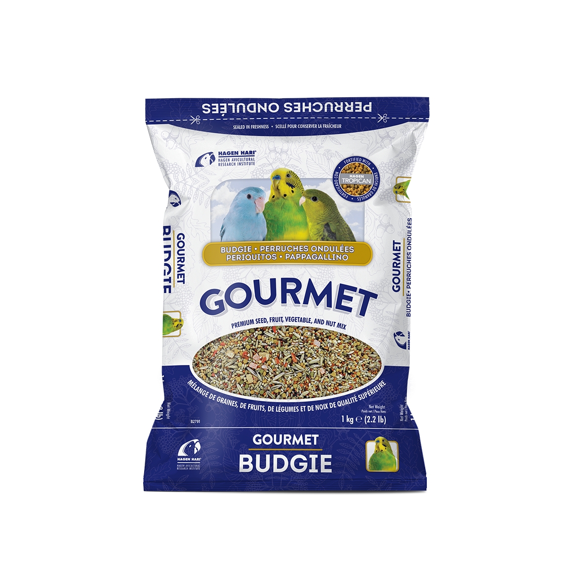 Hagen Gourmet Premium Seed Mix for Budgies (2.2 lbs)