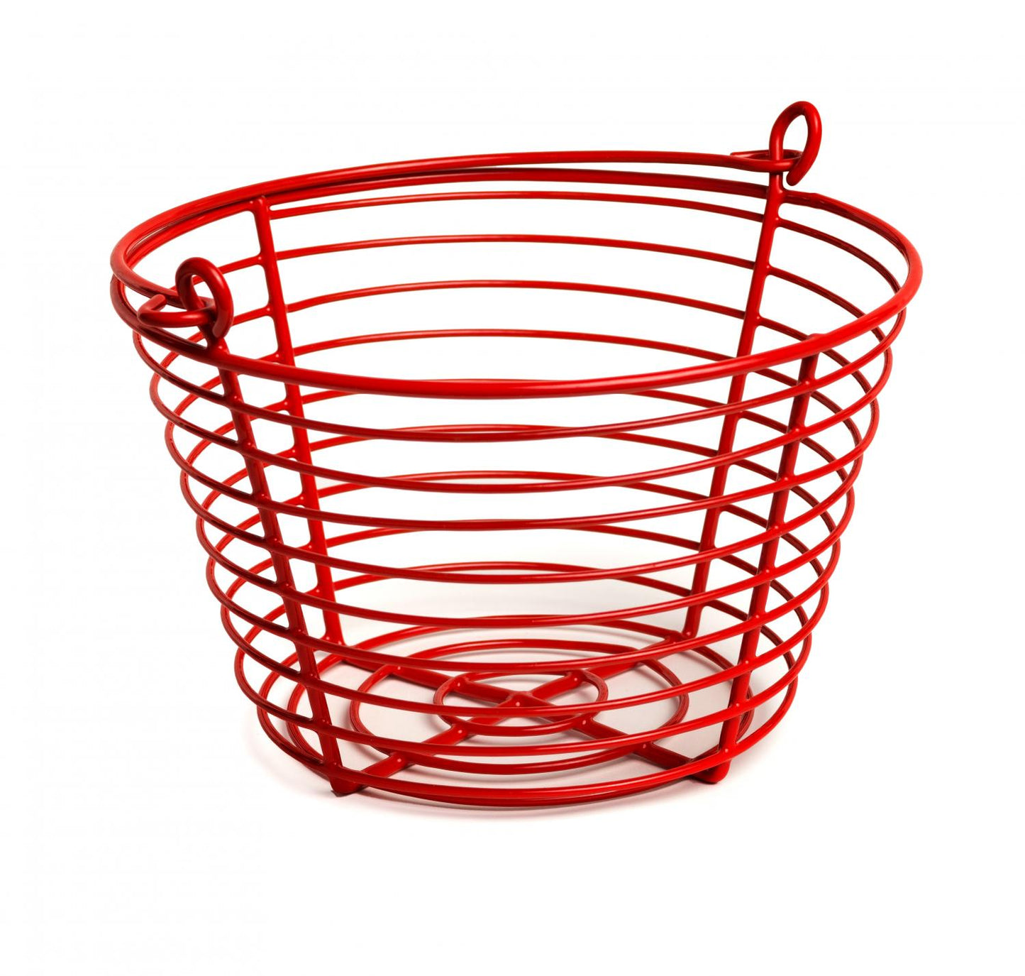 Prevue Pet Products 8 Inch Red Vinyl Coated Metal Egg Basket