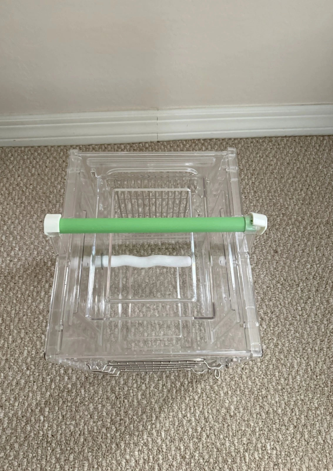 Caitec Assembled Perch & Go Polycarbonate Bird Carrier