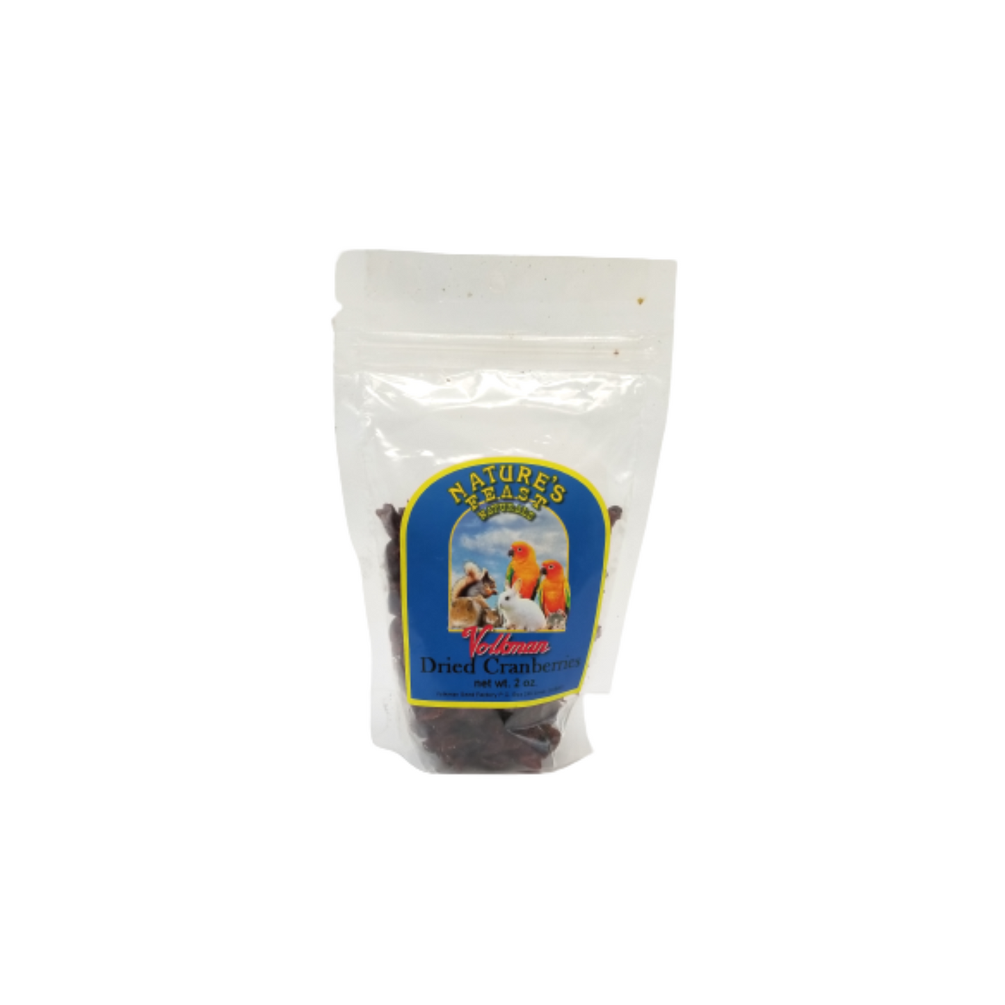 Volkman Nature's Feast Dried Cranberries Treat 2oz