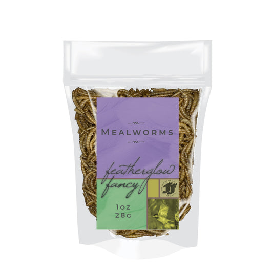 Volkman Featherglow Fancy Mealworms Treat 1oz