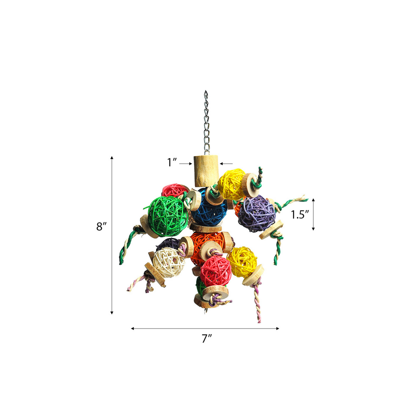 A&E Happy Beaks Small Ball Thing Bird Toy