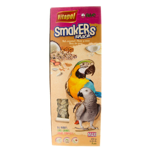 A&E Smakers Big Parrots Maxi Treat Sticks Nut Coconut