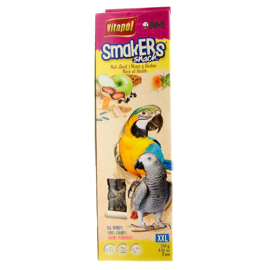A&E Smakers Big Parrots XXL Treat Sticks Nut Fruit