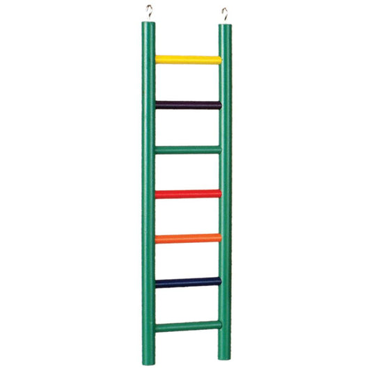 Prevue Pet Products Carpenter Creations Hardwood Bird Ladder with 7 Rungs, 15-Inch, Colors Vary