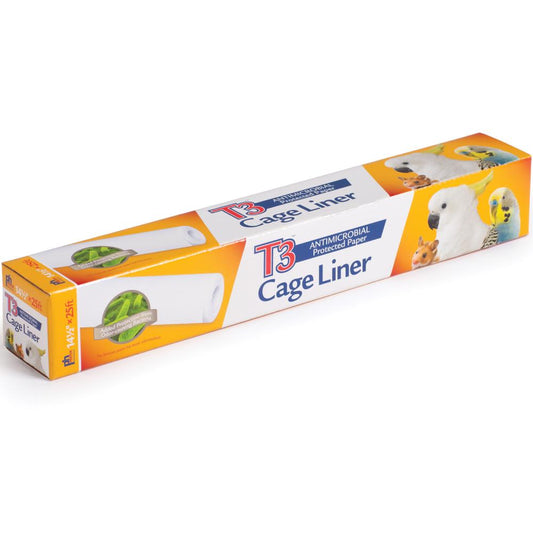 Prevue Hendryx Pet Products T3 Cage Liner, 14-1/2-Inch by 25-Feet