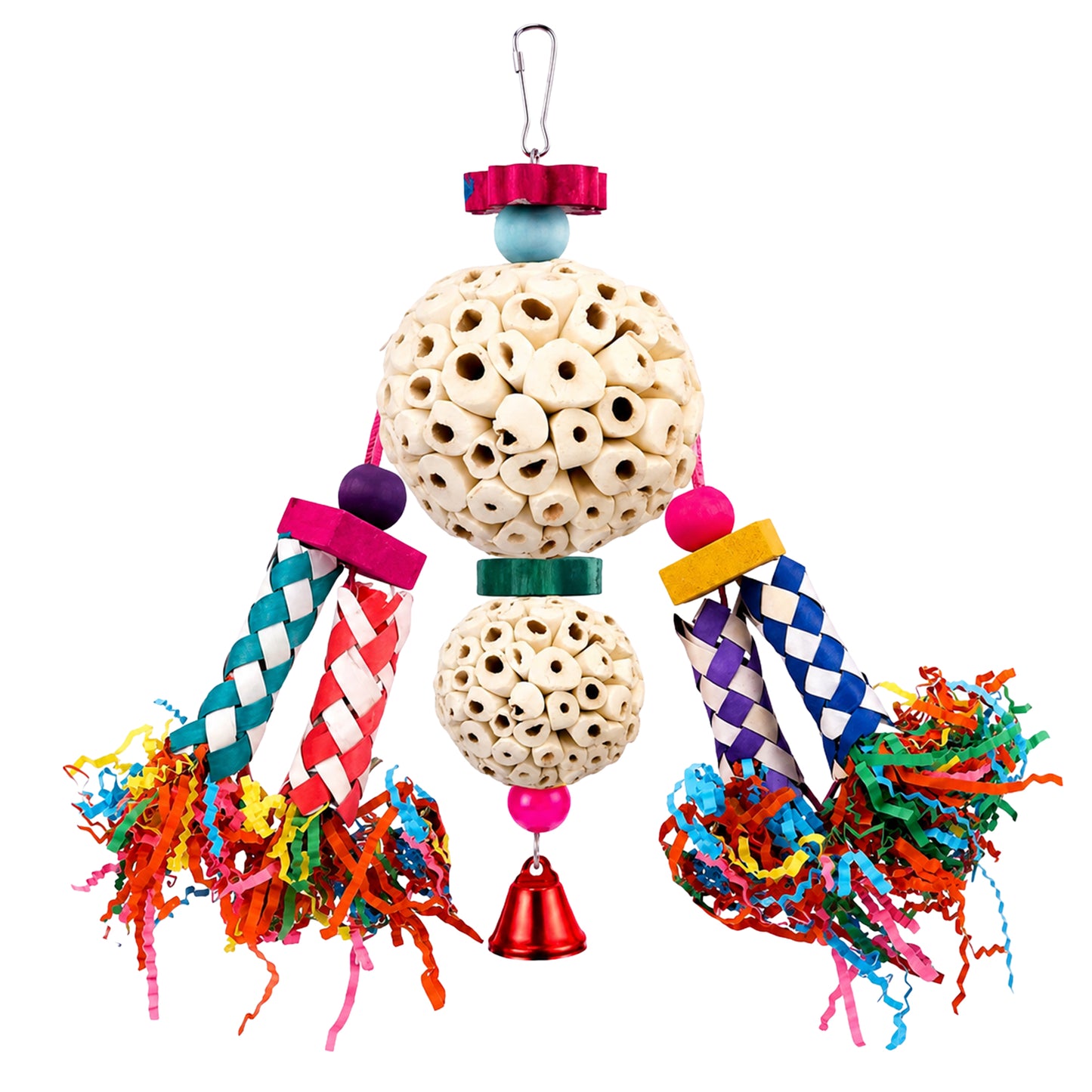 Perchville Sola Ball Toy with Finger Locks & Bell
