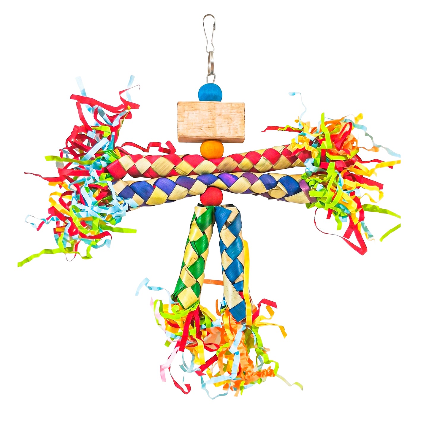 Perchville  Finger Locks Toy with Shredded Paper