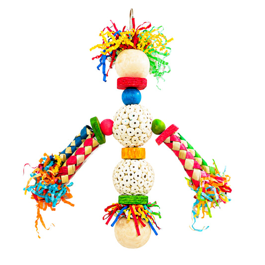 Perchville Sola Ball Toy with Finger Locks & a White Ball