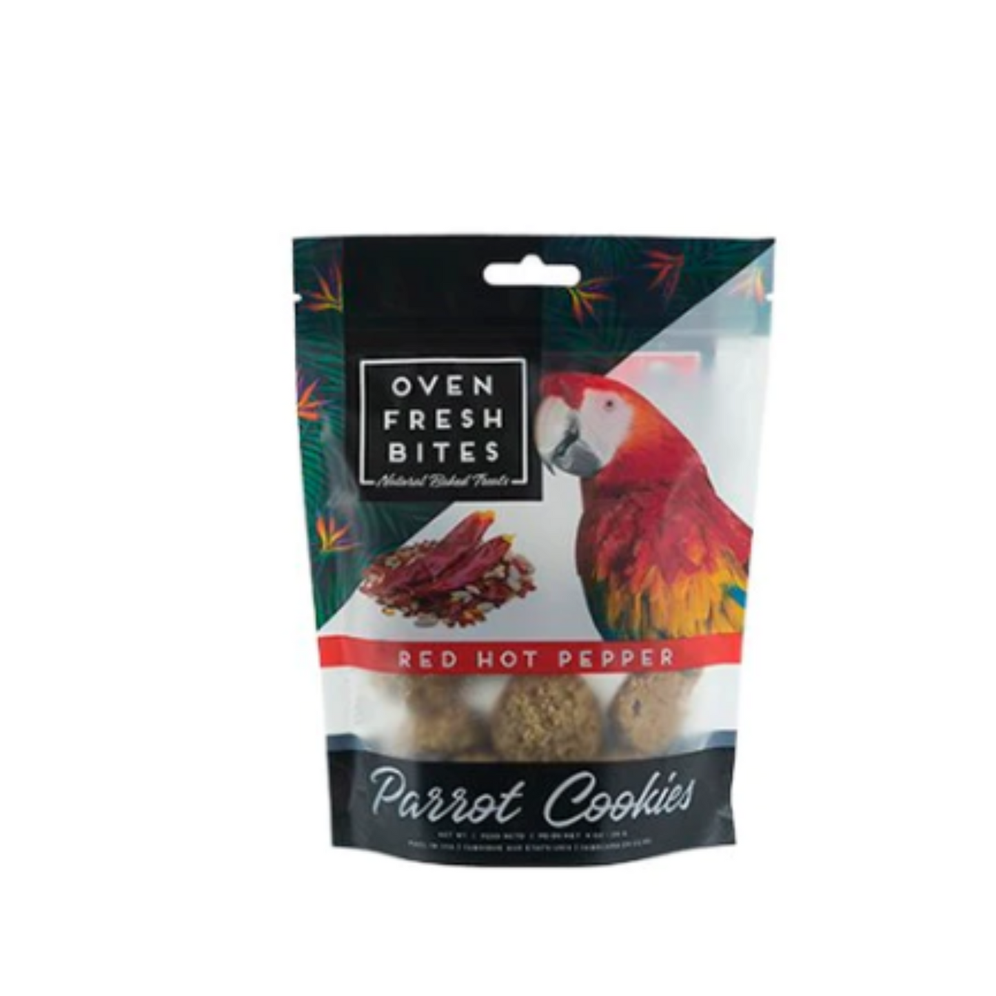 Oven Fresh Bites 70021 Parrot Cookies Red Hot Pepper 4oz