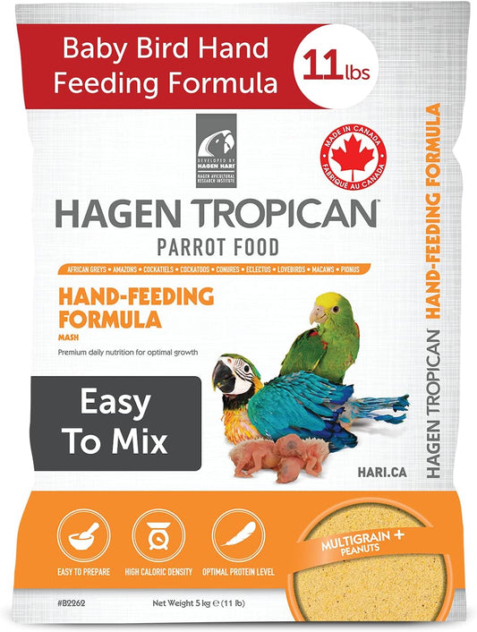 Hari Tropican Parrot Bird Food Hand-Feeding Formula 11lbs
