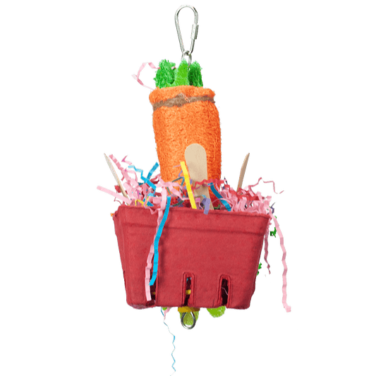 A&E Happy Beaks Veggie Basket Bird Toy
