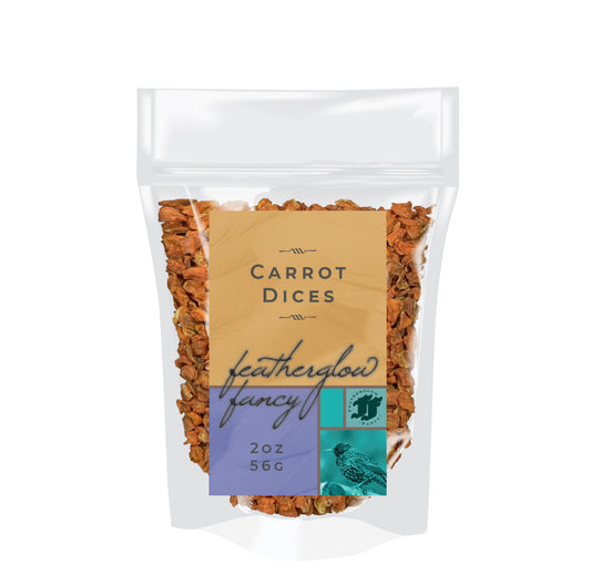 Volkman Featherglow Fancy Carrot Dices Treat 2oz