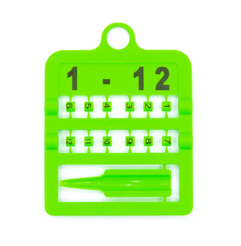 Jedds E-Z SPLIT RING NUMBERED