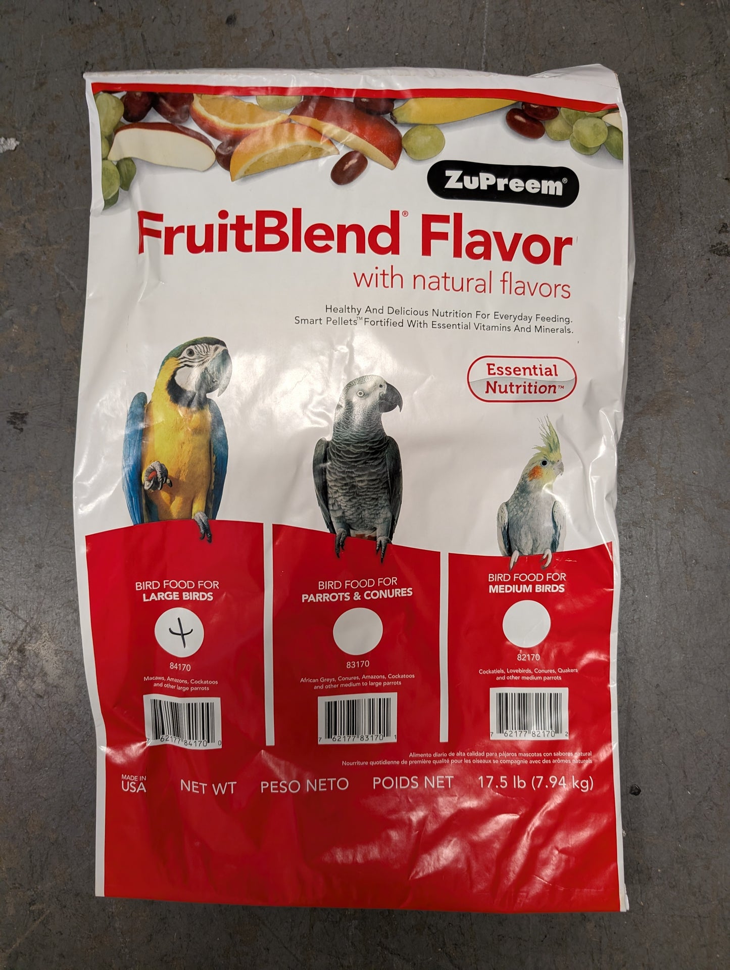 Zupreem FruitBlend Flavor for Large Parrots 17.5lbs
