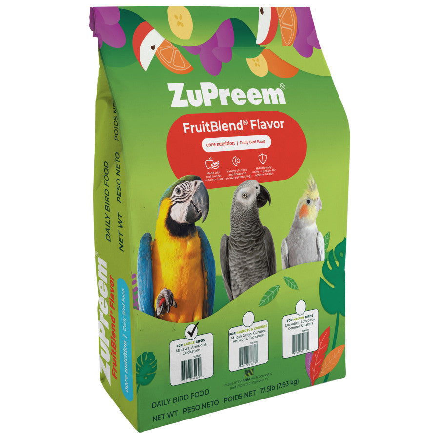 Zupreem FruitBlend Flavor for Large Parrots 17.5lbs
