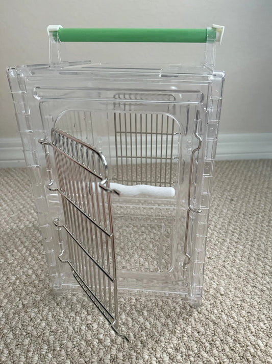 Caitec Assembled  Perch & Go Polycarbonate Bird Carrier