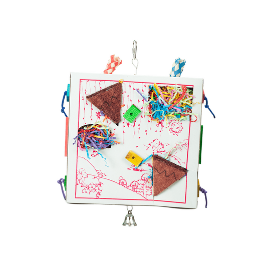 A&E Cage Co Pizza Party Bird Toy