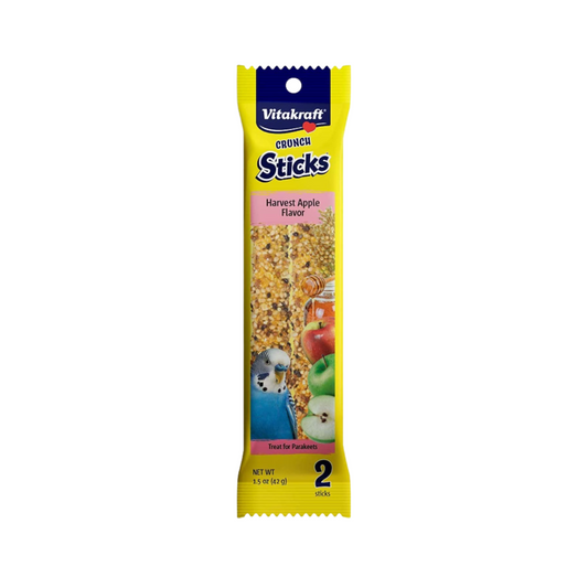 Vitakraft Crunch Stick Harvest Apple Treat for Parakeets 1.5oz