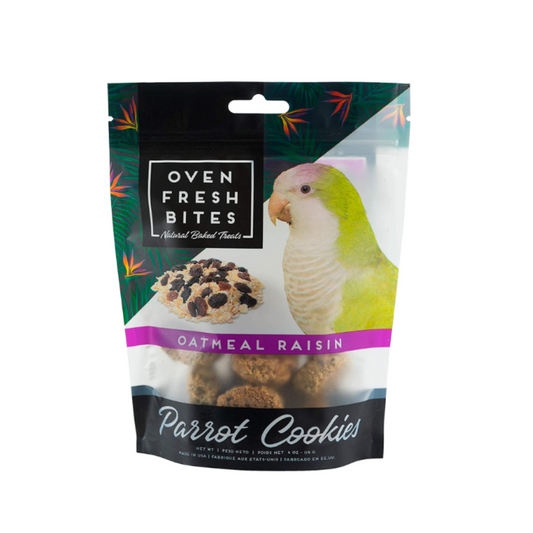 Oven Fresh Bites Parrot Cookies Oatmeal Raisin 4oz