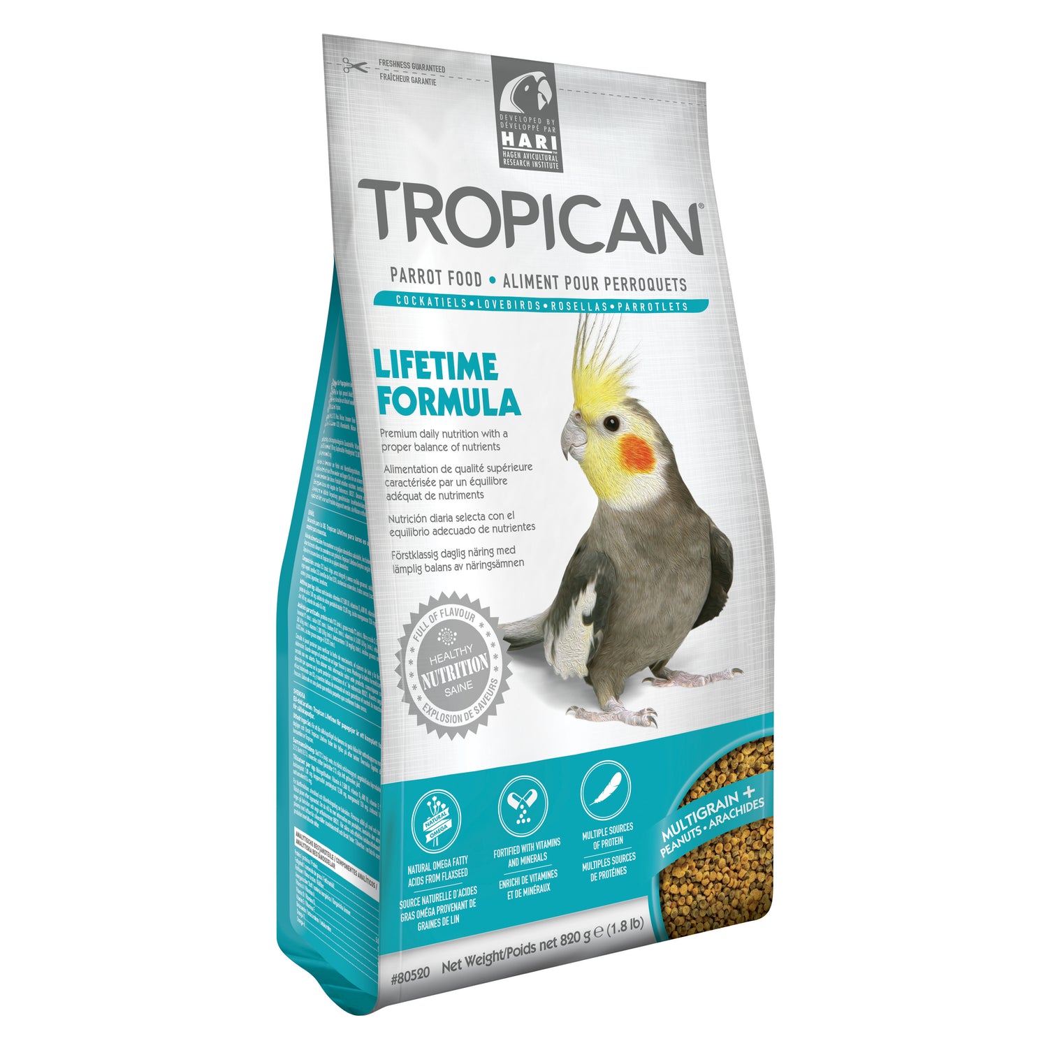 Hari Tropican Lifetime Maintenance Parrot Granules 1.8lbs 2 MM