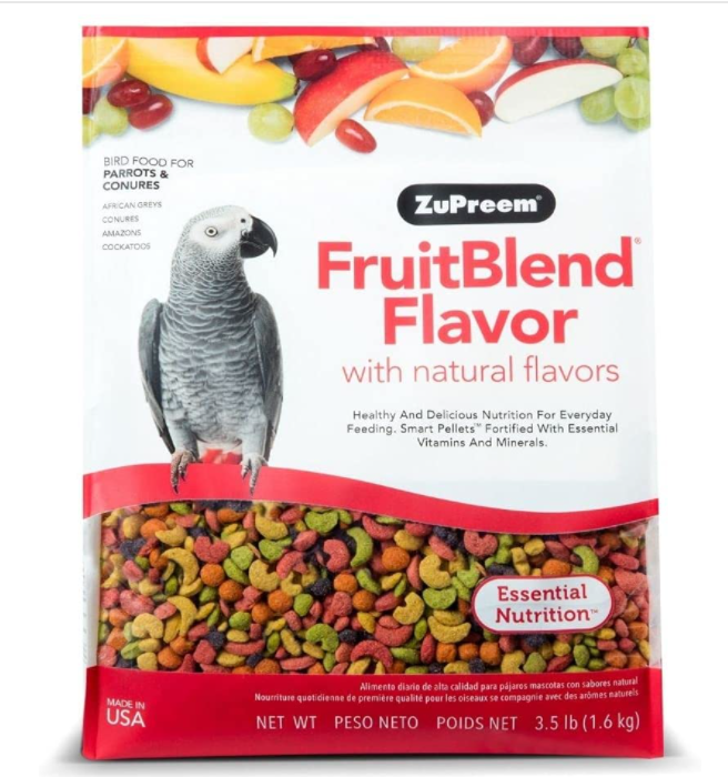 ZuPreem Fruit Blend for Parrots and Conures 3.5lbs