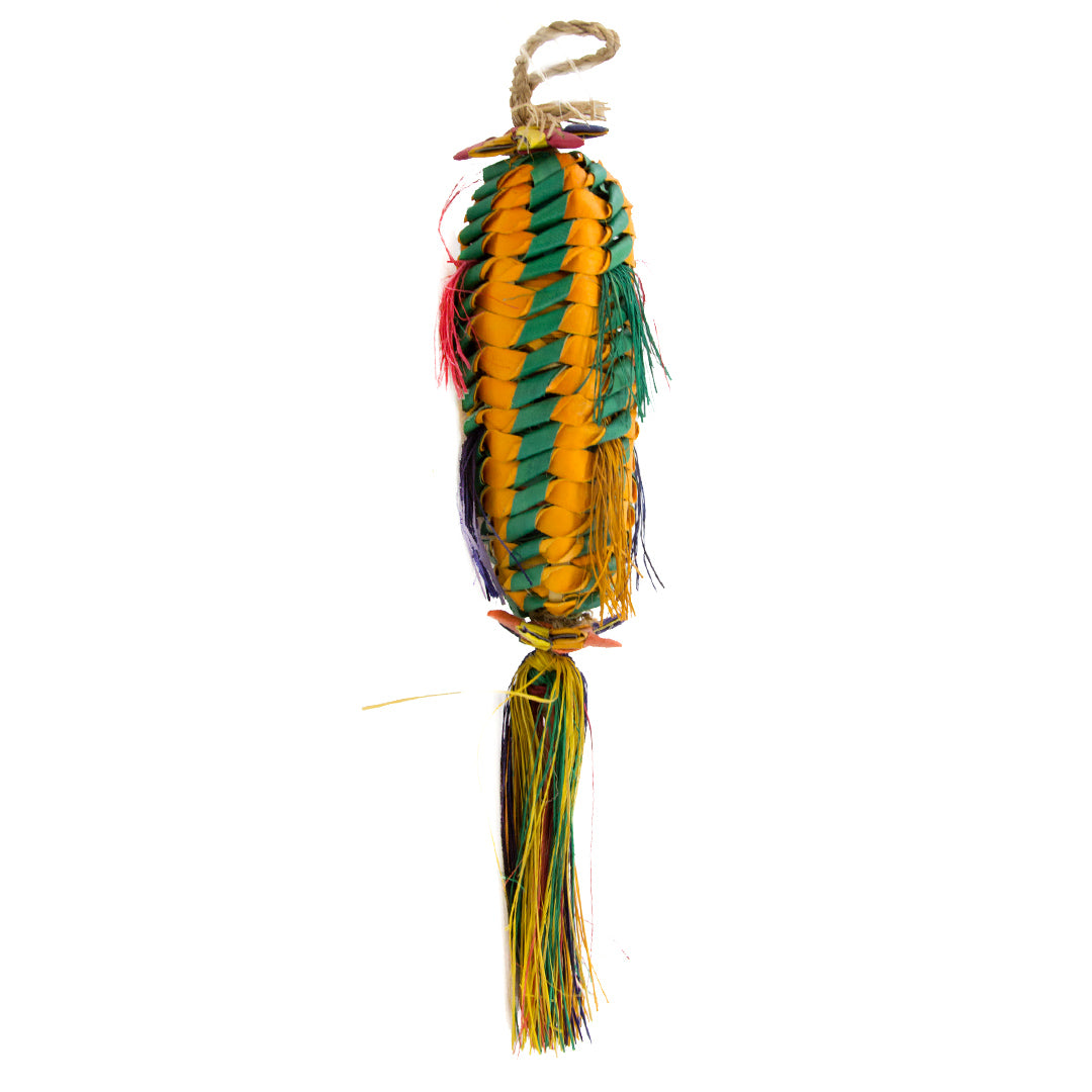 Planet Pleasures Natural Bird Toys - Small - "Melon" Foraging Toy
