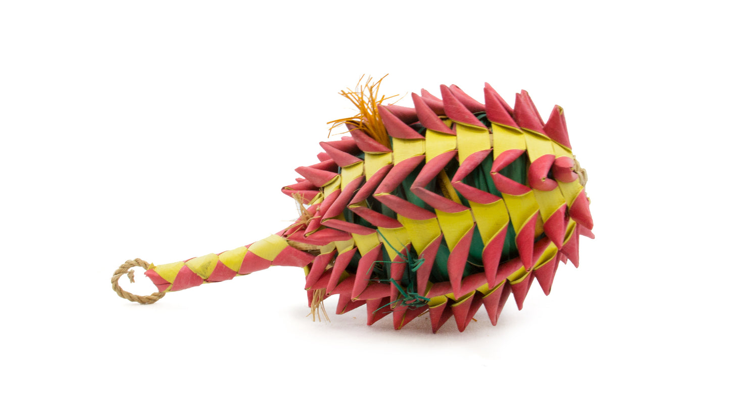 Planet Pleasures Natural Bird Toys - Medium - "Pineapple" Foraging Toy